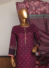 Lacekari By Sumi Printed Lawn Suits Stitched 3 Piece SU25LPL D-BG-02